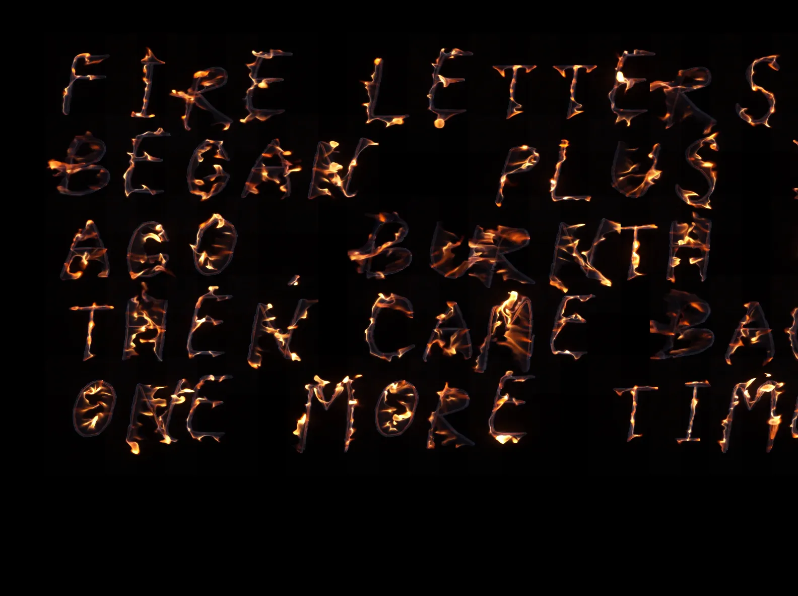 Fire Letters screenshot